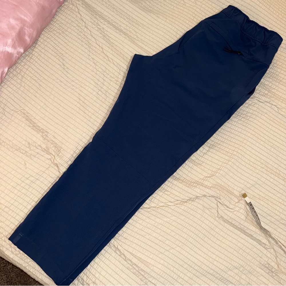 Micheal Strahan Navy Athletic Pants large